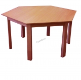 Stůl šestiúhelníkový, průměr 120 cm