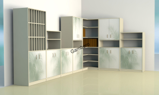 Sestava skříní sborovna, kabinet, kancelář XL rohová